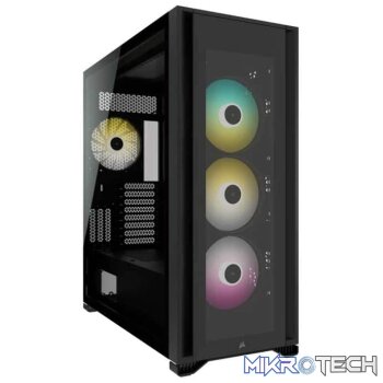 Corsair iCUE 7000X RGB Tempered Glass Full Tower E-ATX Case  Black